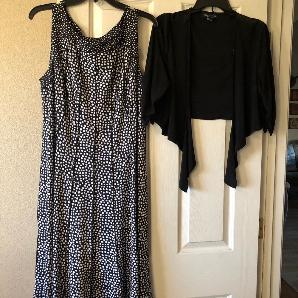Dress with Cardigan